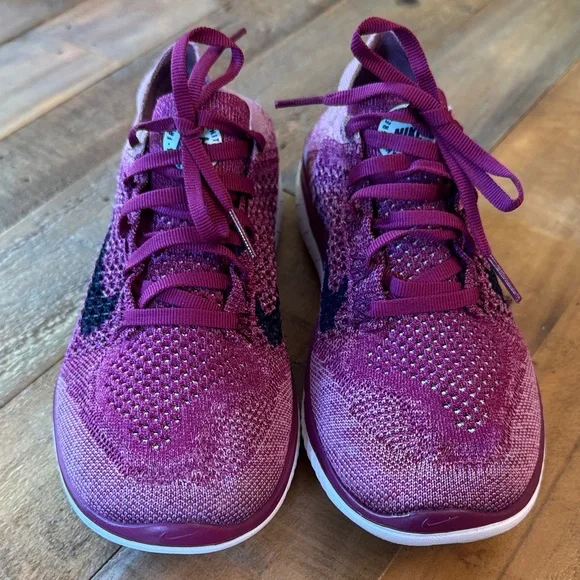 Nike Women's Berry purple and Black Sneakers free run. EUC 7.5 - Picture 5 of 8